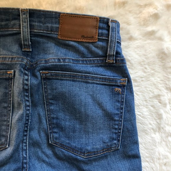 Madewell 9" High Rise Skinny Crop ankle Jeans Angelo color size 25 - Picture 5 of 11